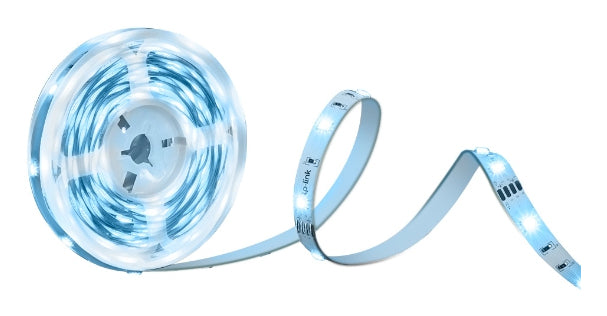 TP-LINK Smart Light Strip Multicolor 2.4 GHz Wi-Fi 802.11b/g/n two 16.4 ft/5m RGB LED light strips 12V/1.5A power adapter