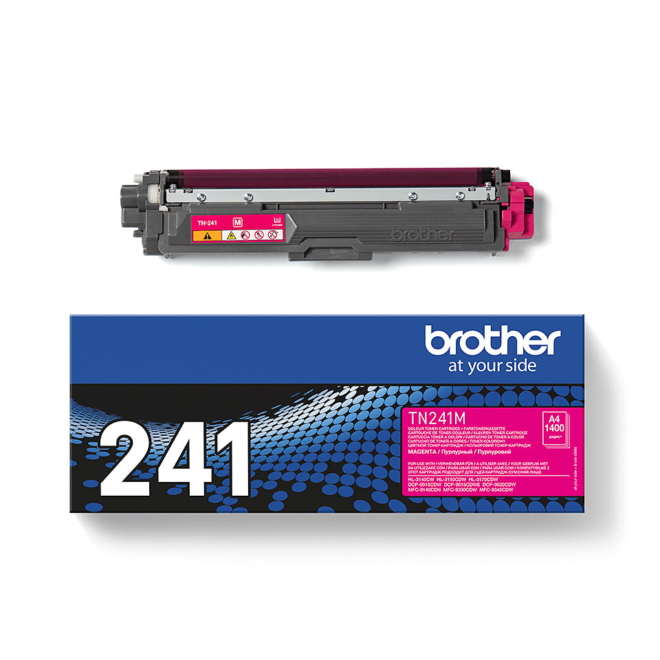 BROTHER TN241M HL-3140CW/3150CDW/3170CDW cartouche de toner magenta capacité standard 1.400 pages pack de 1