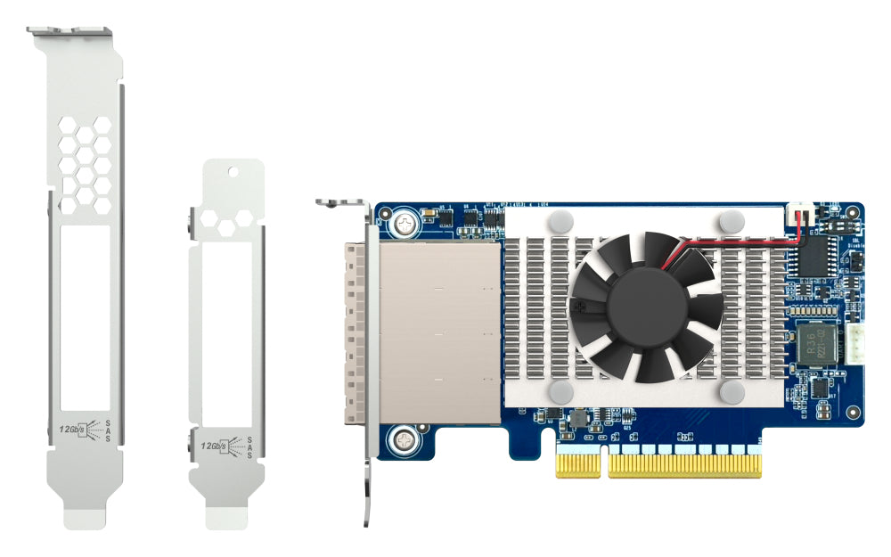 4-port miniSAS HD host bus Adpt Broadcom