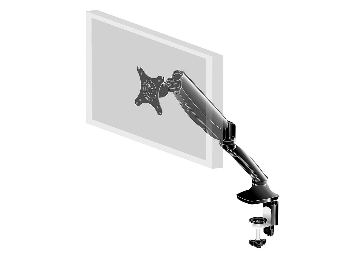 Desk Mount 10~27" VESA 75x75/100x100mm