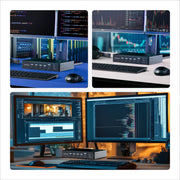 4-Port DP KVM Switch with Mouse Roaming
