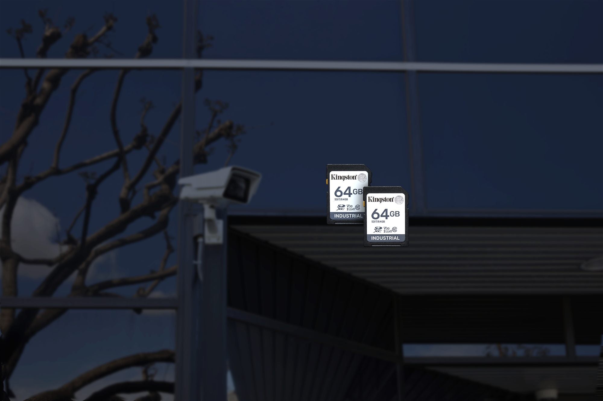 KINGSTON 64Go SDXC Industrial -40C to 85C C10 UHS-I U3 V30 A1 pSLC