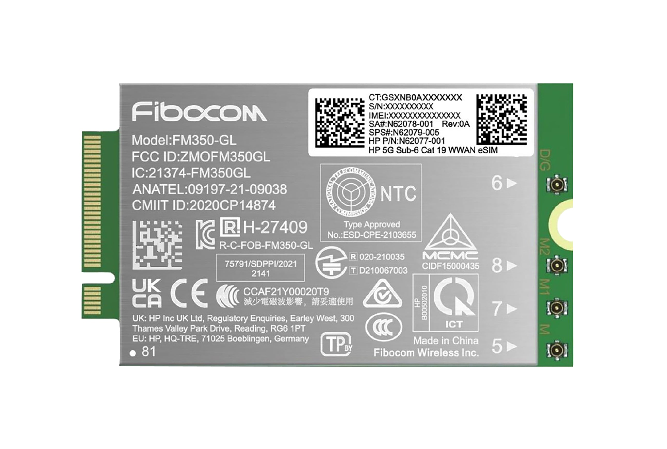 HP 5G NR/4G WWAN