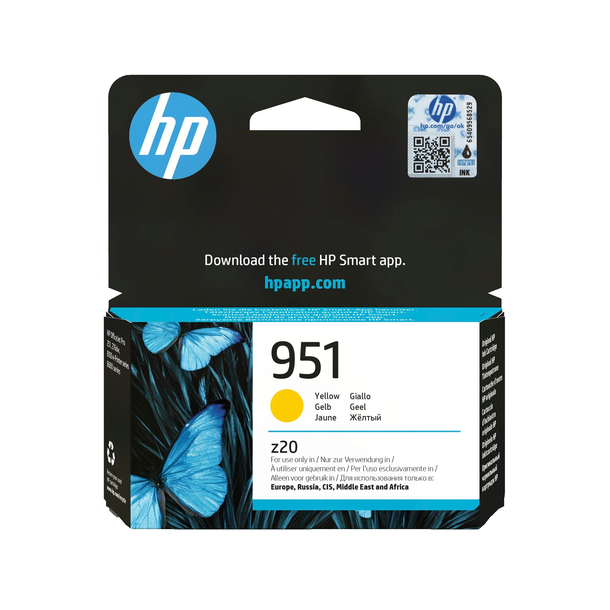 HP 951 Yellow Officejet Ink Cartridge