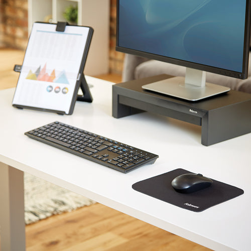 FELLOWES Recycled Optical Mousepad Black