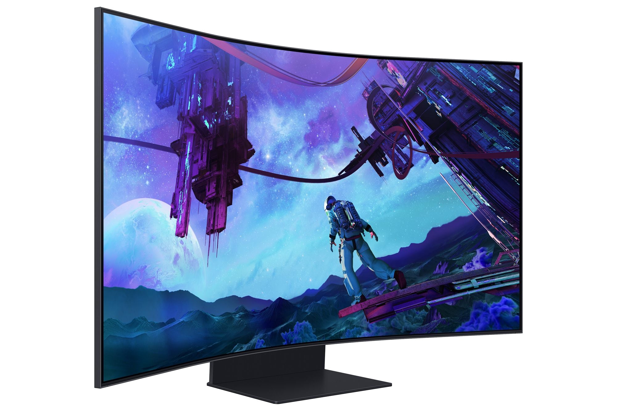 SAMSUNG LS55CG970NUXEN 55p UHD VA Odyssey Ark G97NB 165Hz 1ms SMART HDMI