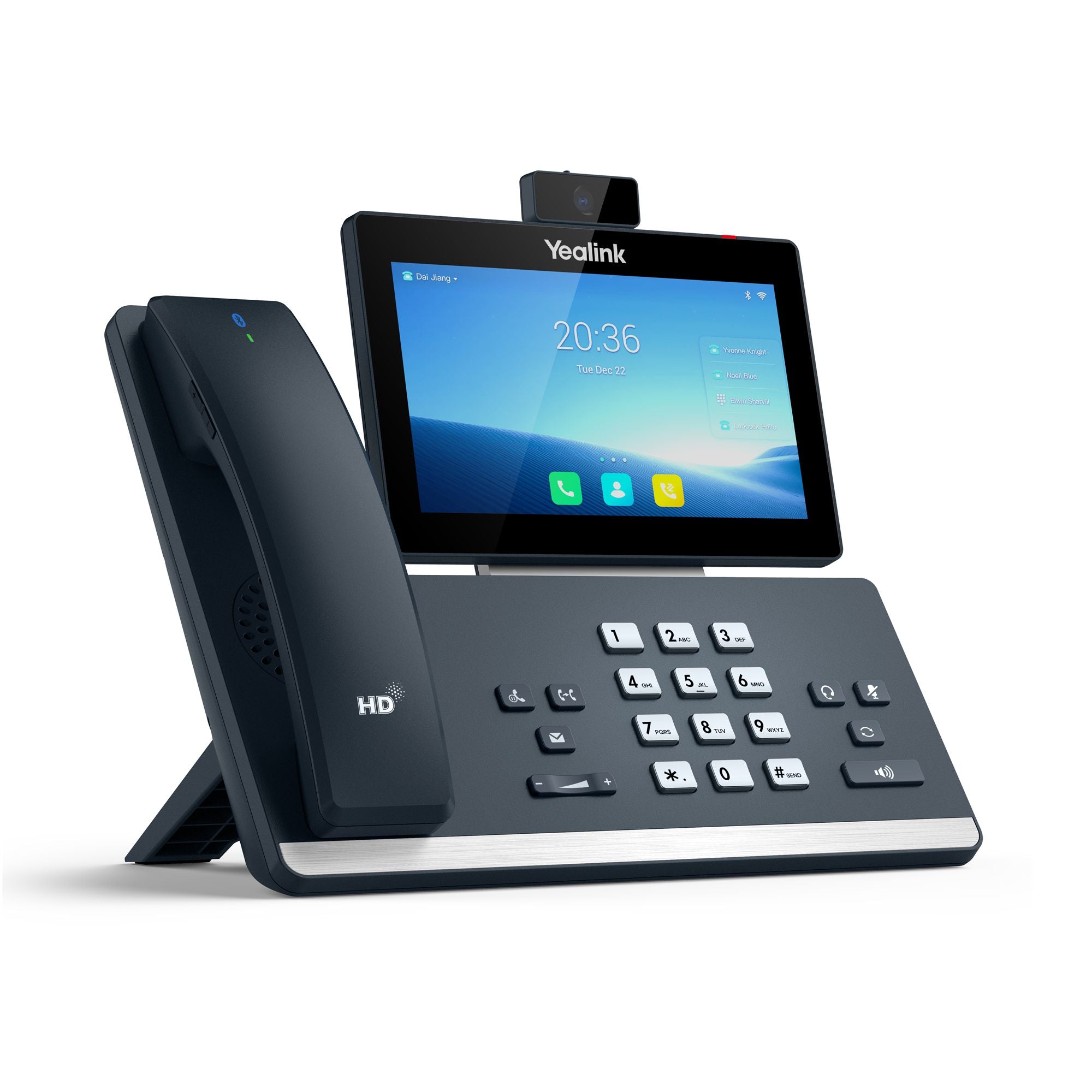 Yealink 1201606 téléphone fixe Gris LCD Wifi