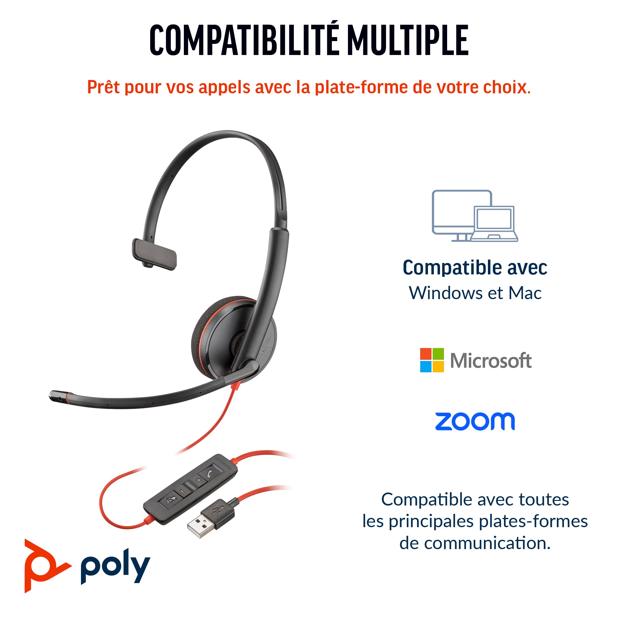 Poly BW 3210 USB-C HS+USB-C/A Bulk