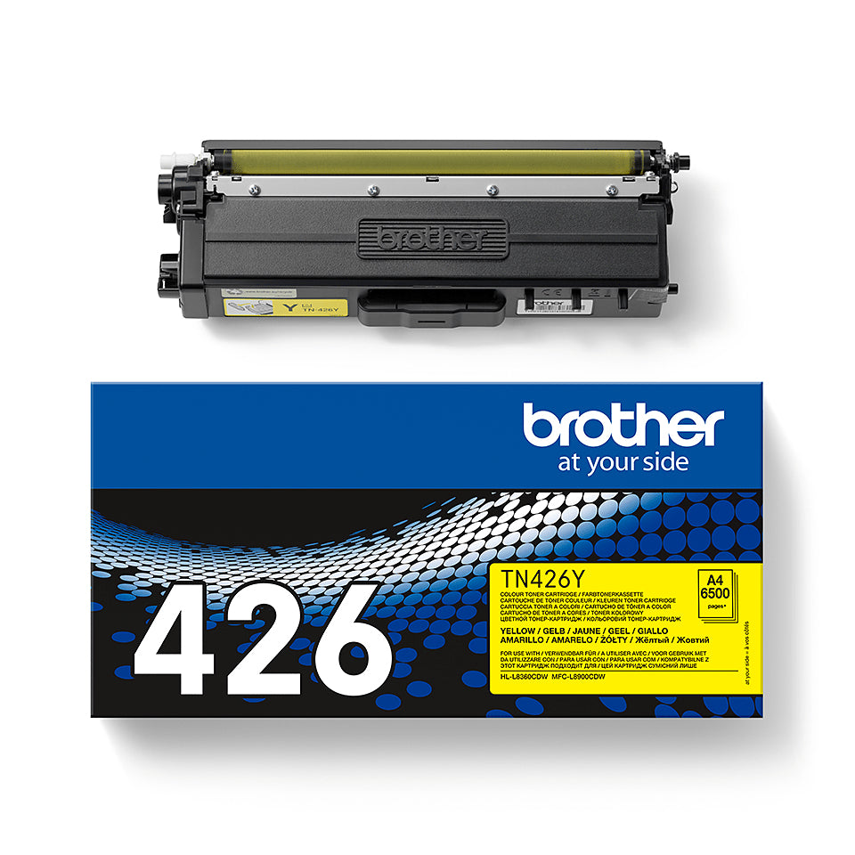 BROTHER TN426Y Toner Cartouche Jaune Super Grande Capacité 6.500 pages
