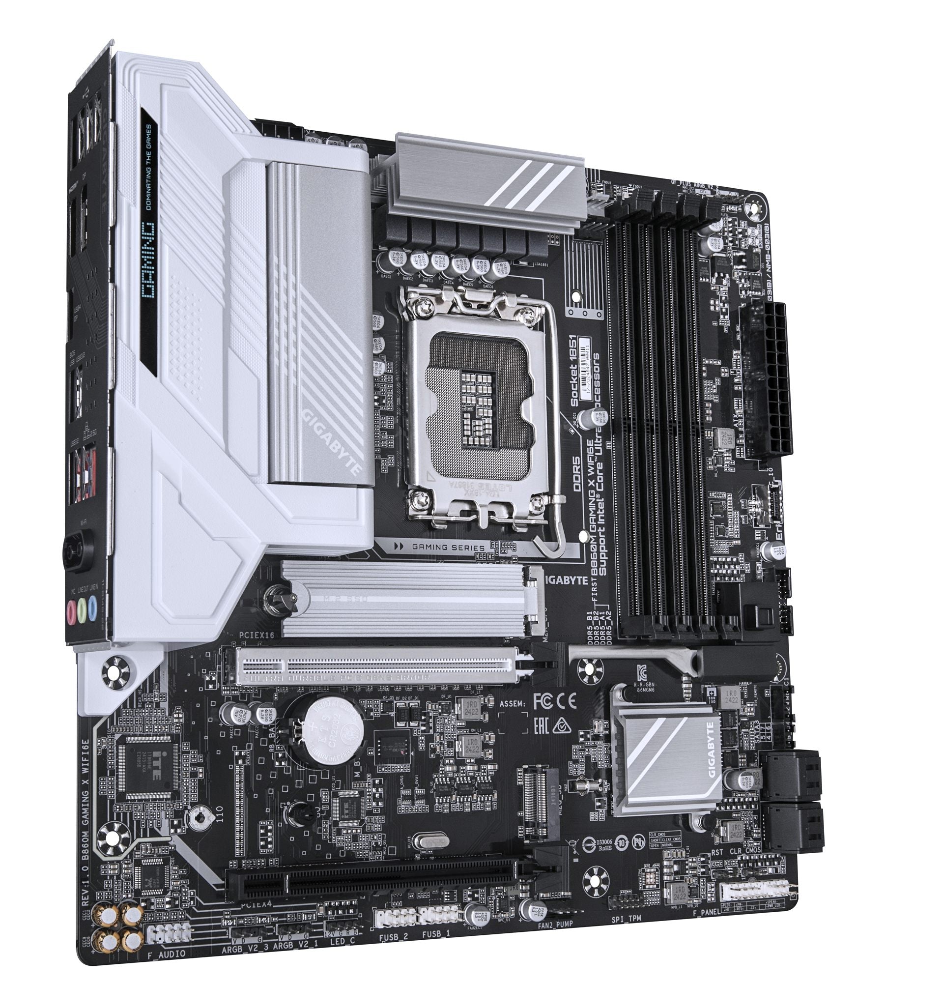 GIGABYTE B860M GAMING X WIFI6E carte mere Intel B860 LGA 1851 (Socket V1) micro ATX