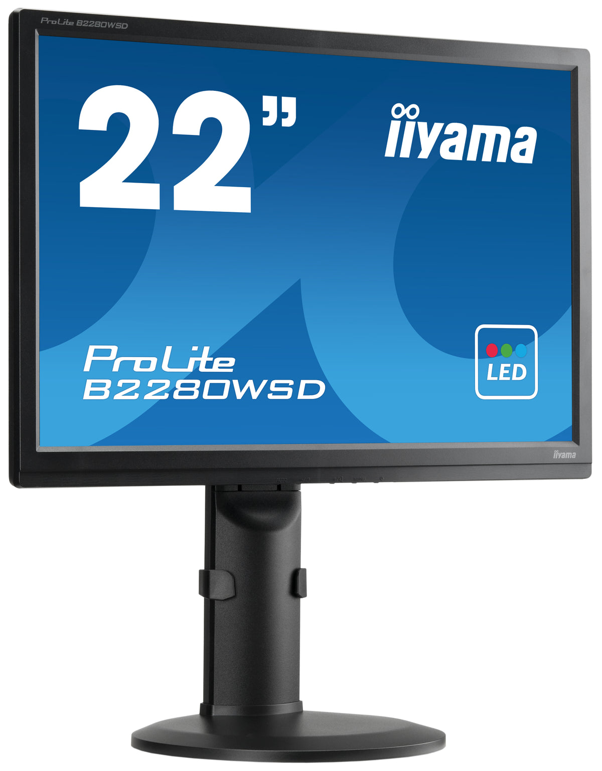 B2280WSD-B1/22"WLED VGA/DVI/MM/HAS 5msbk