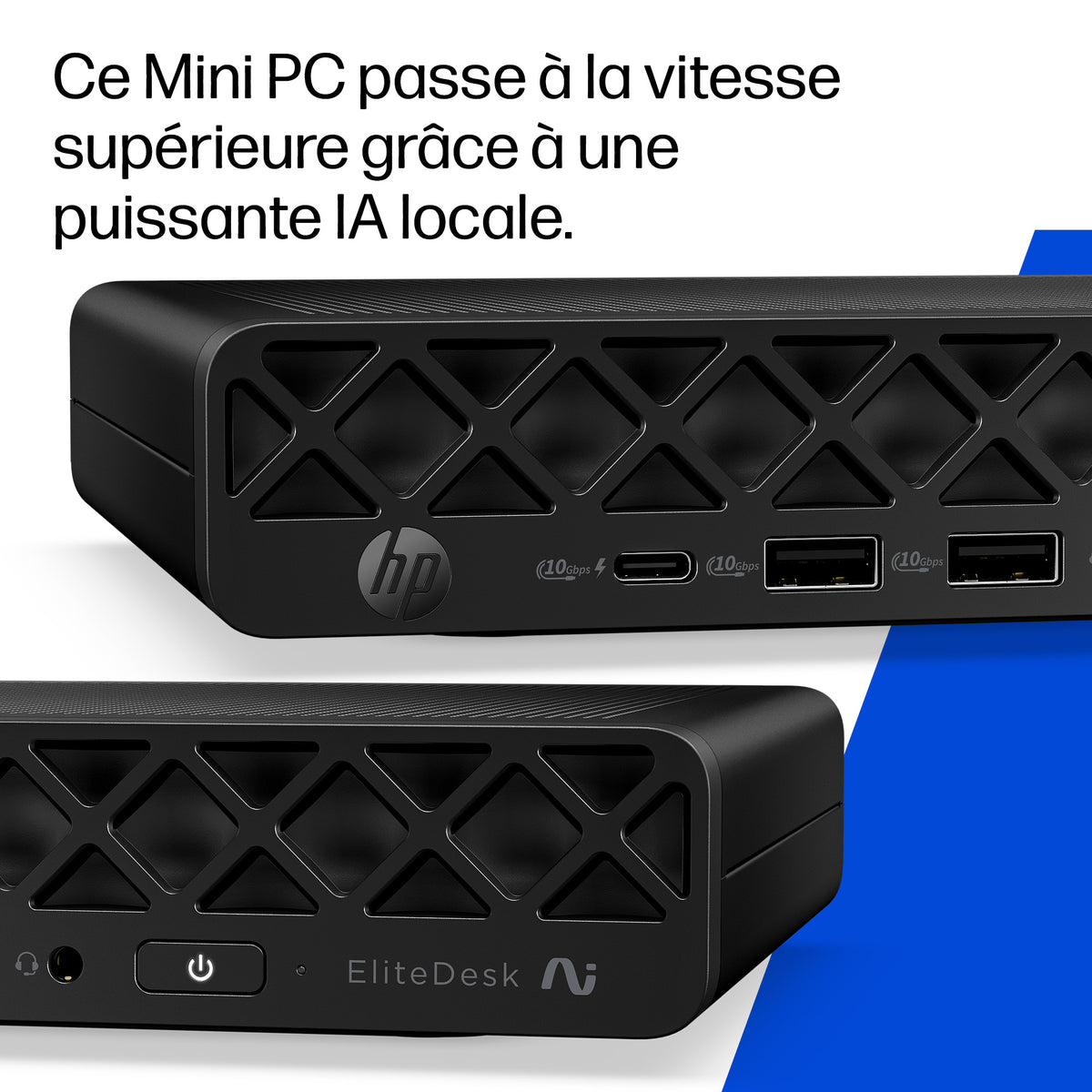 HP EliteDesk 8 Mini G2i AI Intel Core Ultra 9 386H 32Go DDR5 1To SSD W11P NG PRM 1-1-1 Wty be+BT