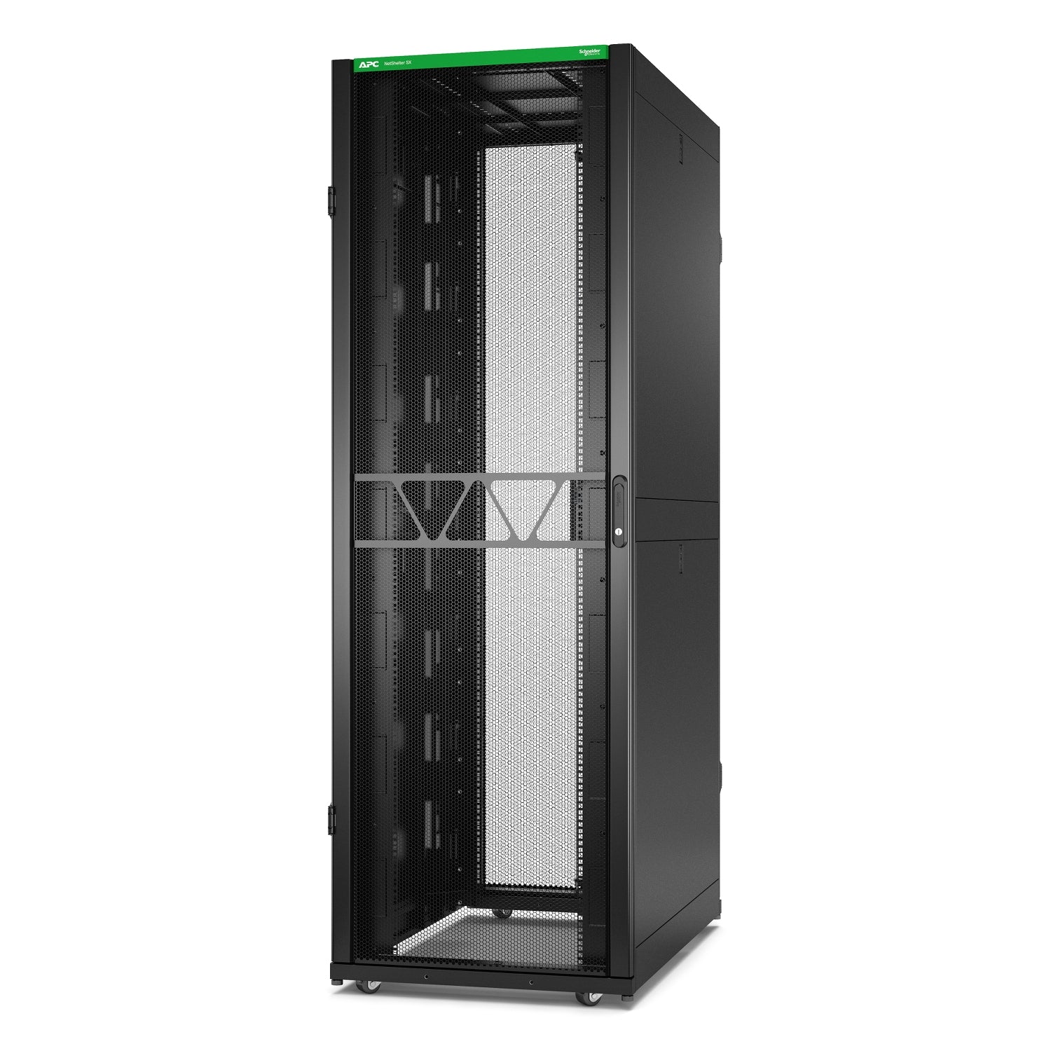 APC NetShelter SX Gen 2 Rack cabinet 2258H x 750W x 1200D mm with Sides floor-standing Black 48U 19 TAA Compliant