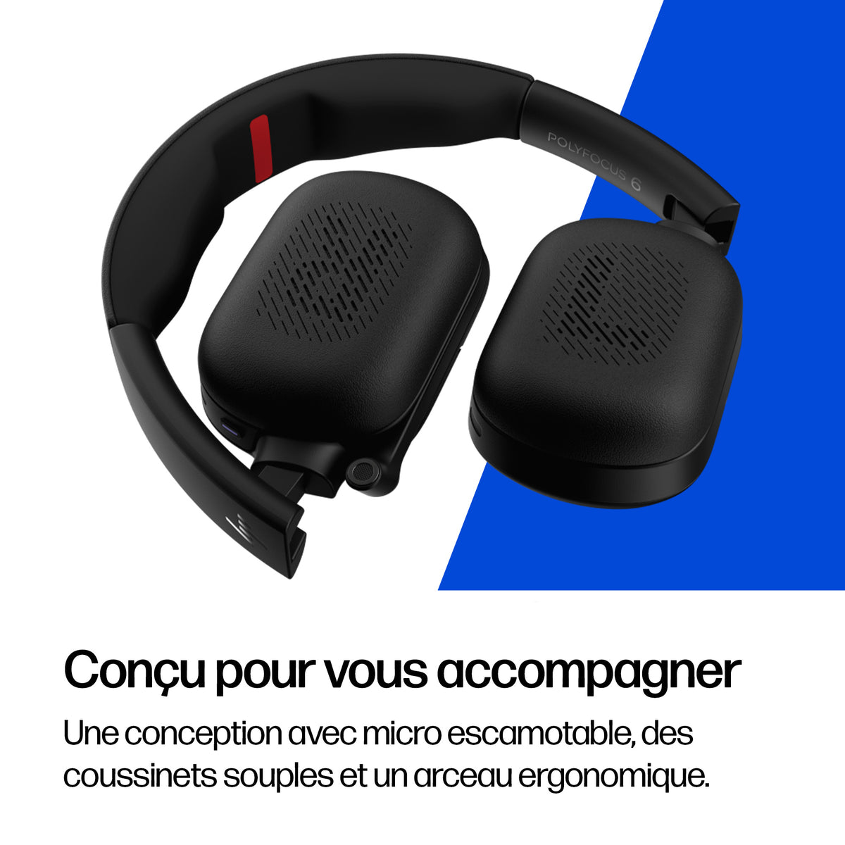 HP Poly Focus 625 Headset+Wireless Chrg