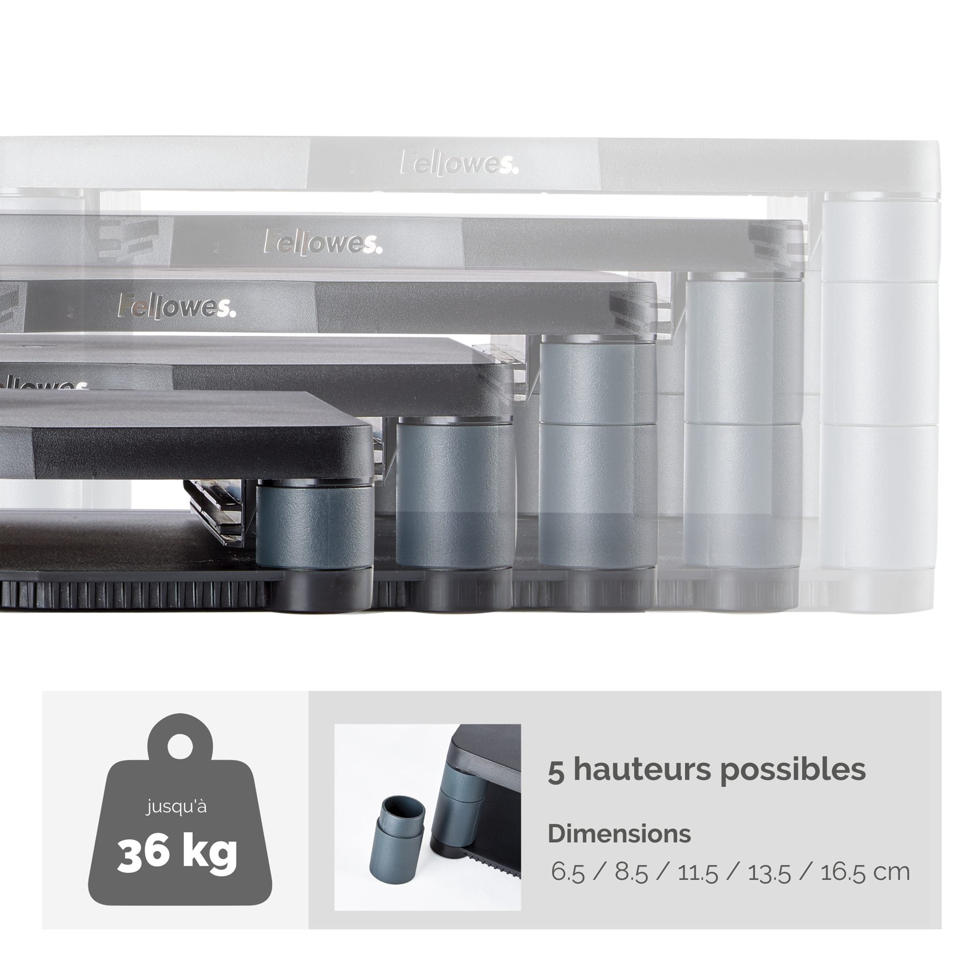 FELLOWES SUPPORT MONITEUR PREMIUM-GRAPH