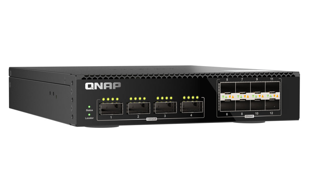 4x100GbE 8x25GbE managed half-rackmount