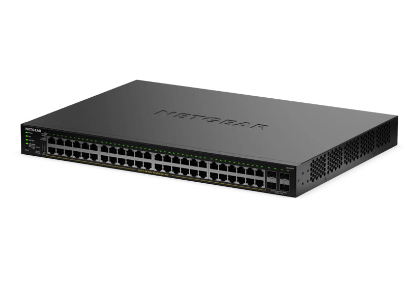 NETGEAR S350 Series 48-Port Gigabit Ethernet PoE+ Smart Managed Essentials Switch with 4 Dedicated SFP Ports