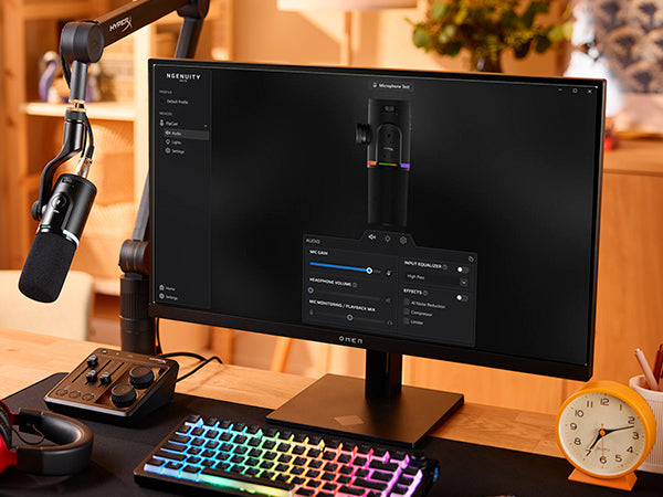 HyperX FlipCast - Microphone dynamique USB/XLR (Noir)