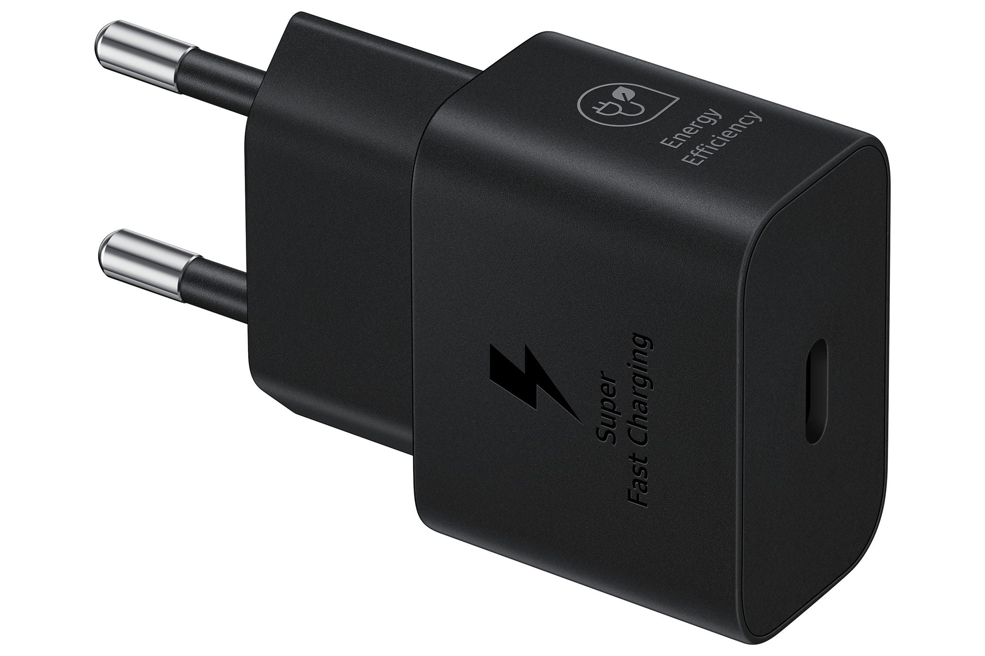 SAMSUNG fast charger USB-C 25W with data cable black