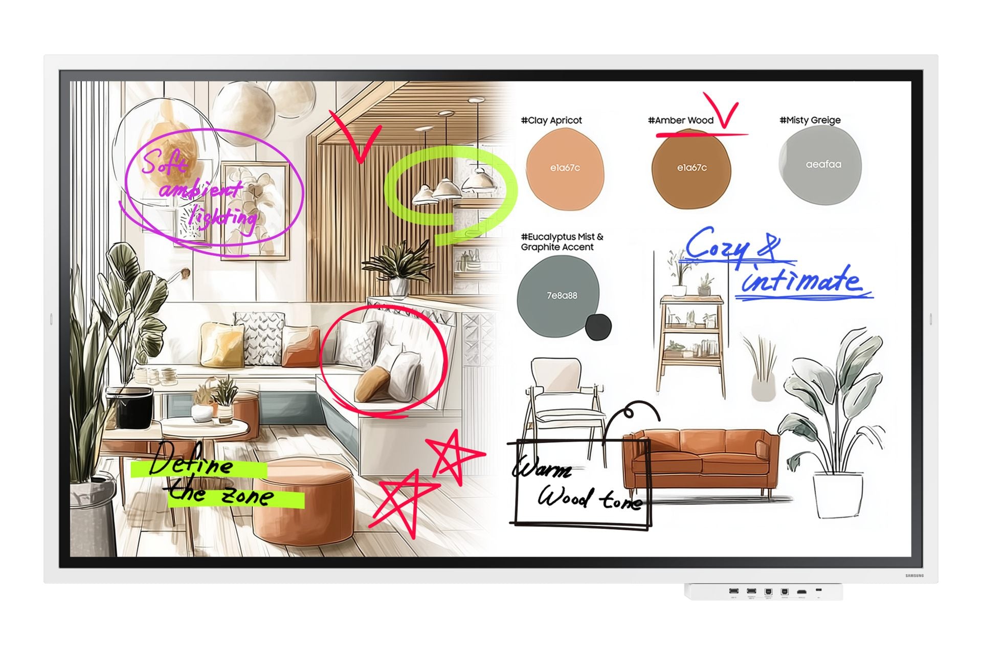 Samsung Flip Pro 65" UHD WM65F-X