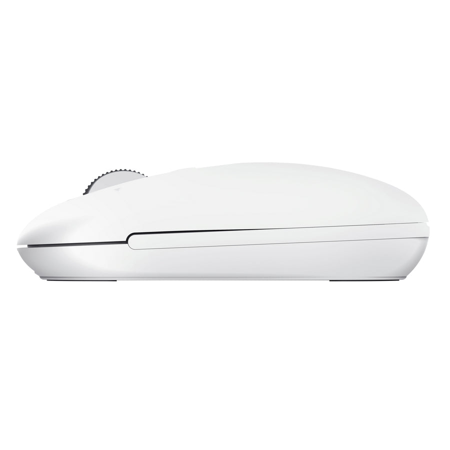 TRUST Souris sans fil SERON hyperscroll multi-connexion rechargeable blanc
