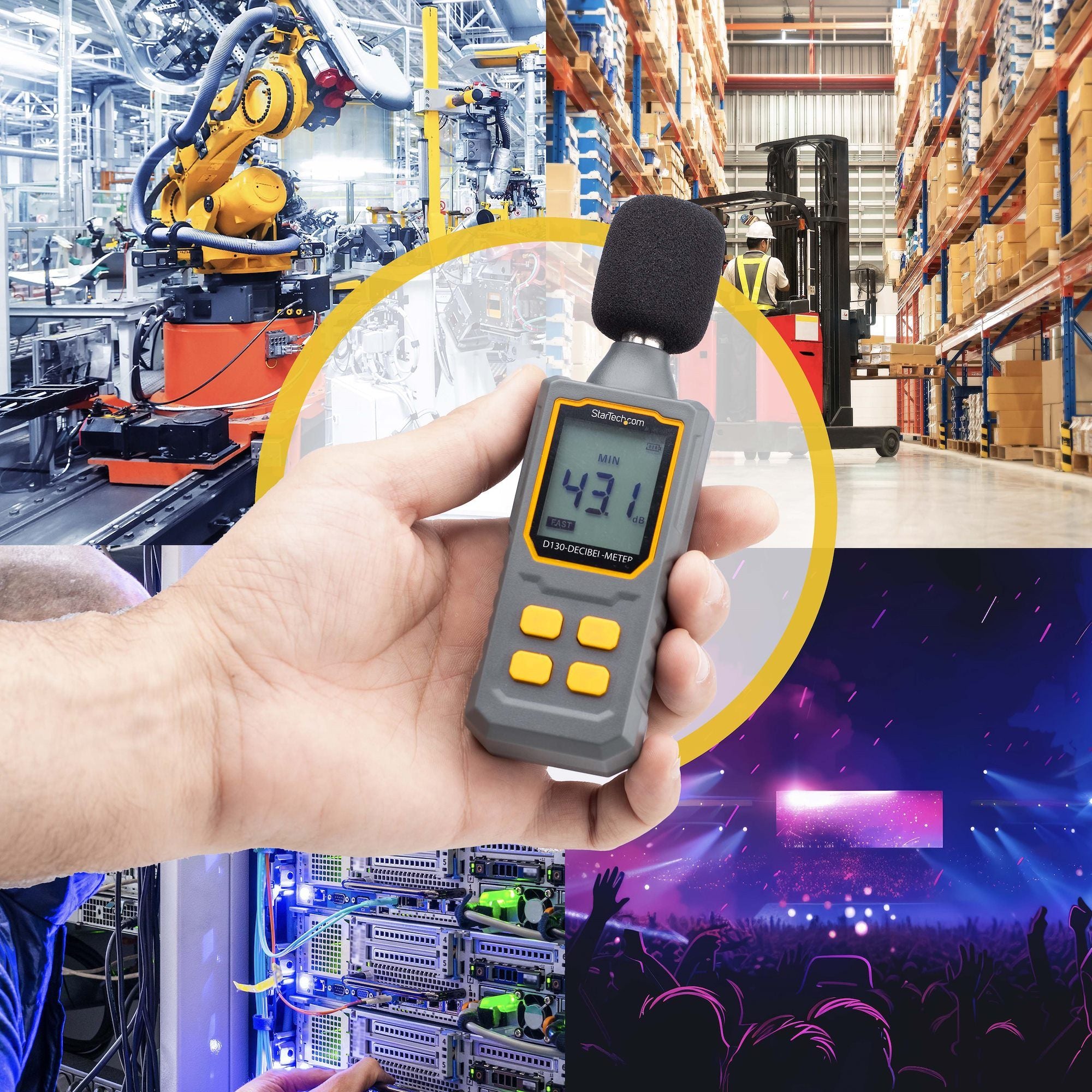 Handheld Digital Sound/Decibel Reader