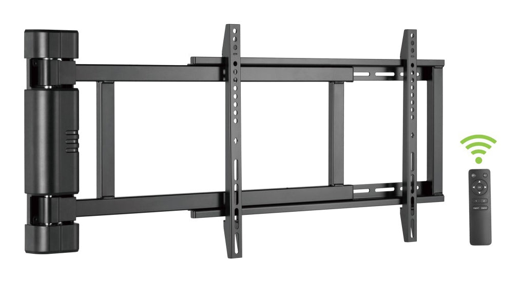 "Techly ICA-PLB 060M Support mural électrique pour TV 32-75"" LED/LCD 50kg avec télécommande"