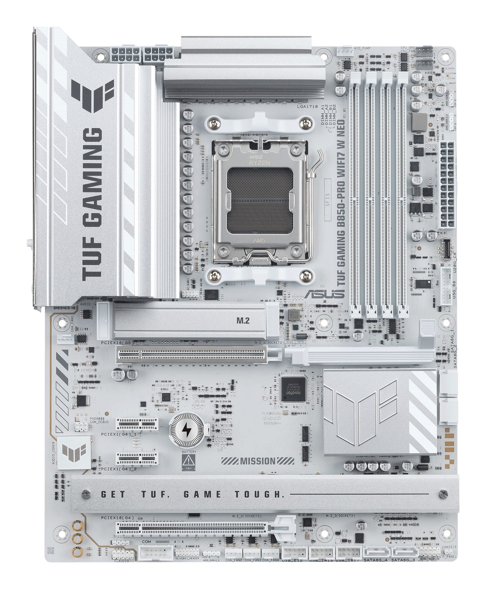 ASUS AMD B850 ATX motherboard DDR5 PCIe 5.0 3xM.2