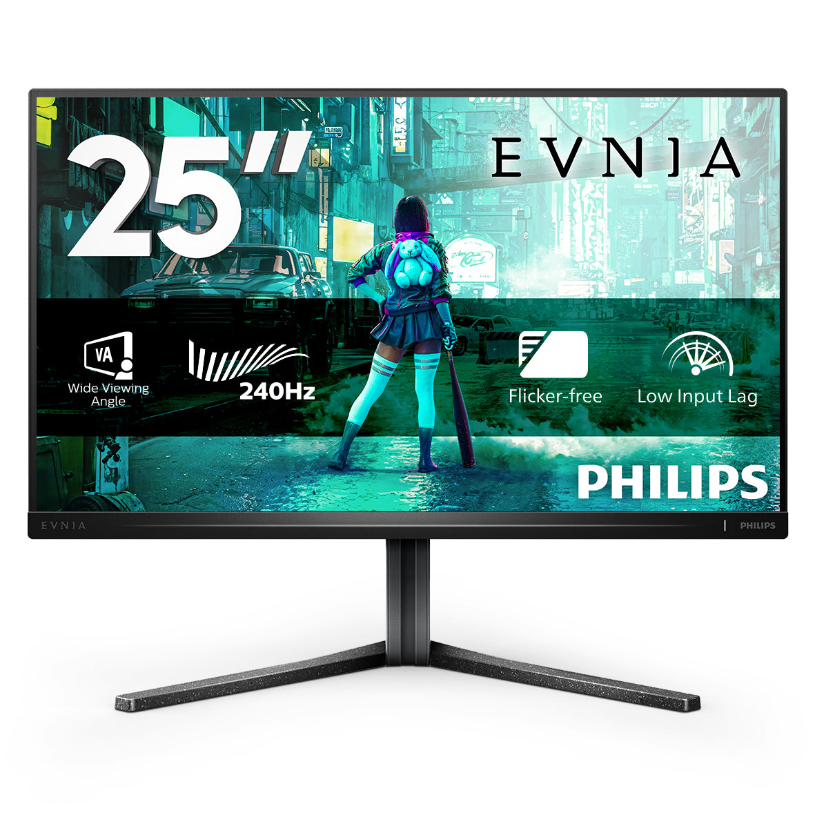 PHILIPS 25M2N3200W/00 24.5p 1920x1080 VA Flat 130mm 240Hz 1ms GtG FreeSymc Premium DP HDMI