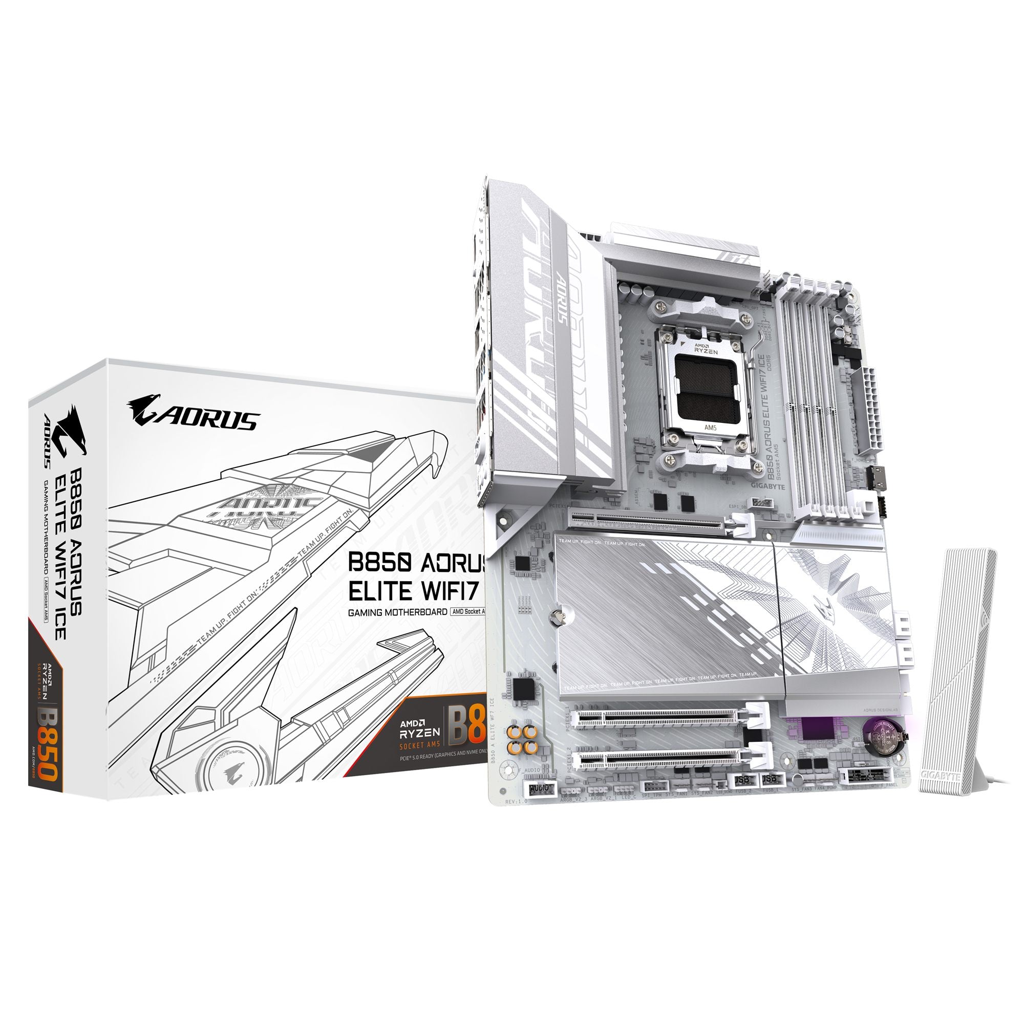 GIGABYTE B850 AORUS ELITE WIFI7 ICE AMD B850 Emplacement AM5 ATX
