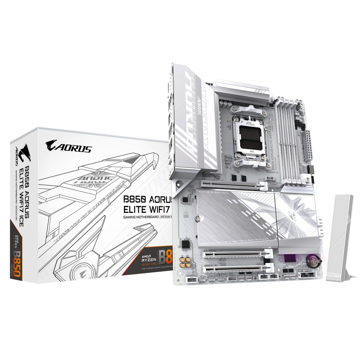 GIGABYTE B850 AORUS ELITE WIFI7 ICE AMD B850 Emplacement AM5 ATX