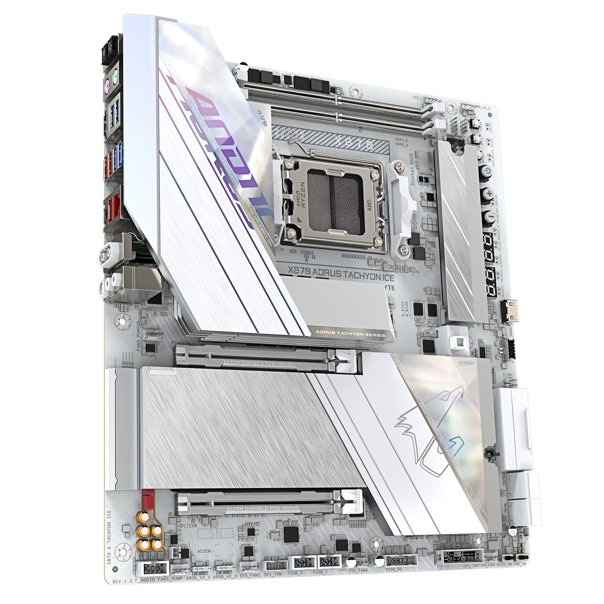 GIGABYTE X870 AORUS TACHYON ICE AMD X870 Emplacement AM5 ATX étendu