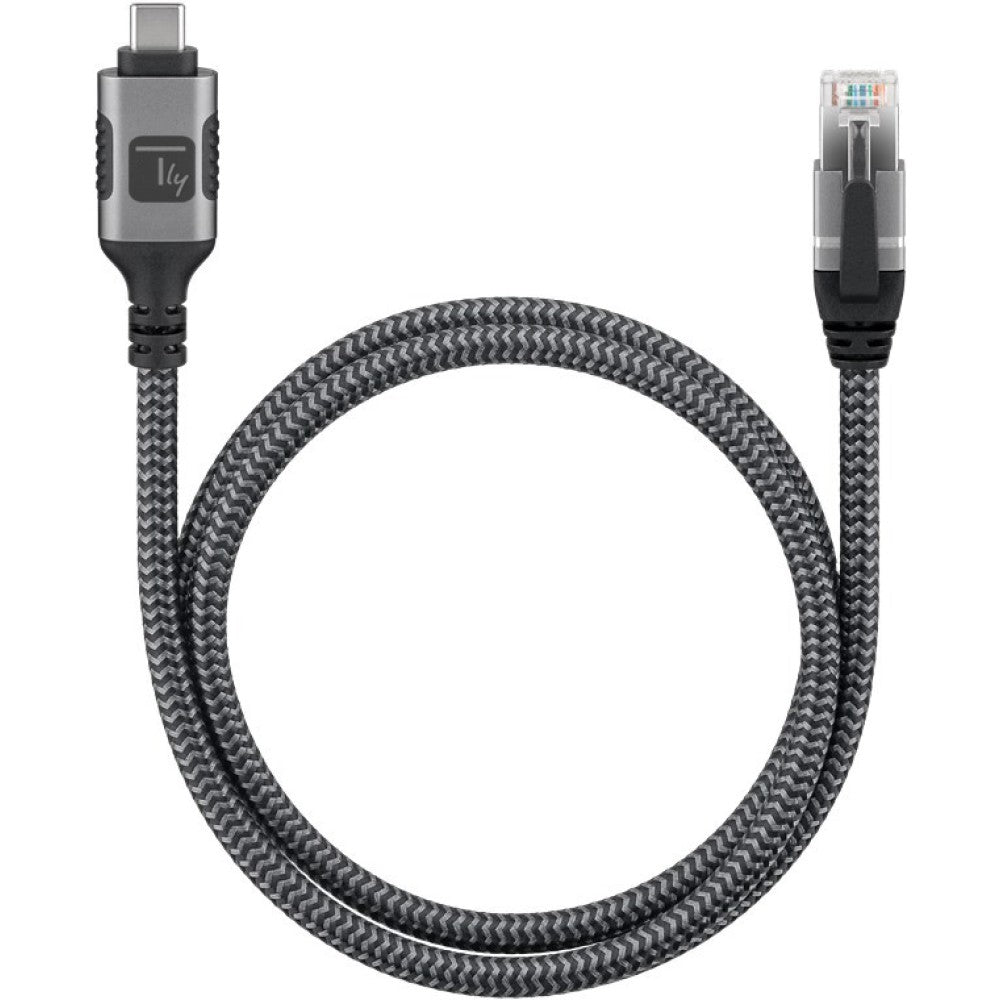 Techly ICOC U3C-RJ45-030 Adaptateur/Câble réseau USB-C vers Ethernet Gigabit RJ45 3m