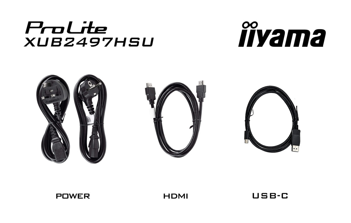 "iiyama ProLite XUB2497HSN-B2 écran plat de PC 60,5 cm (23.8"") 1920 x 1080 pixels Full HD LED Noir"