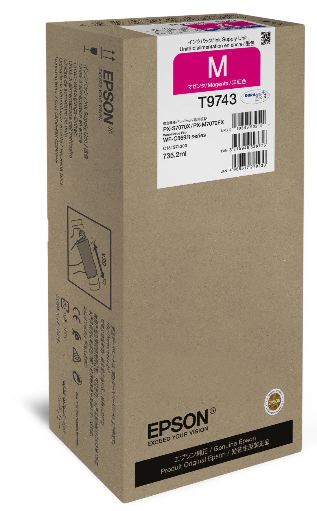 WorkForce Pro WF-C869R Magenta XXL