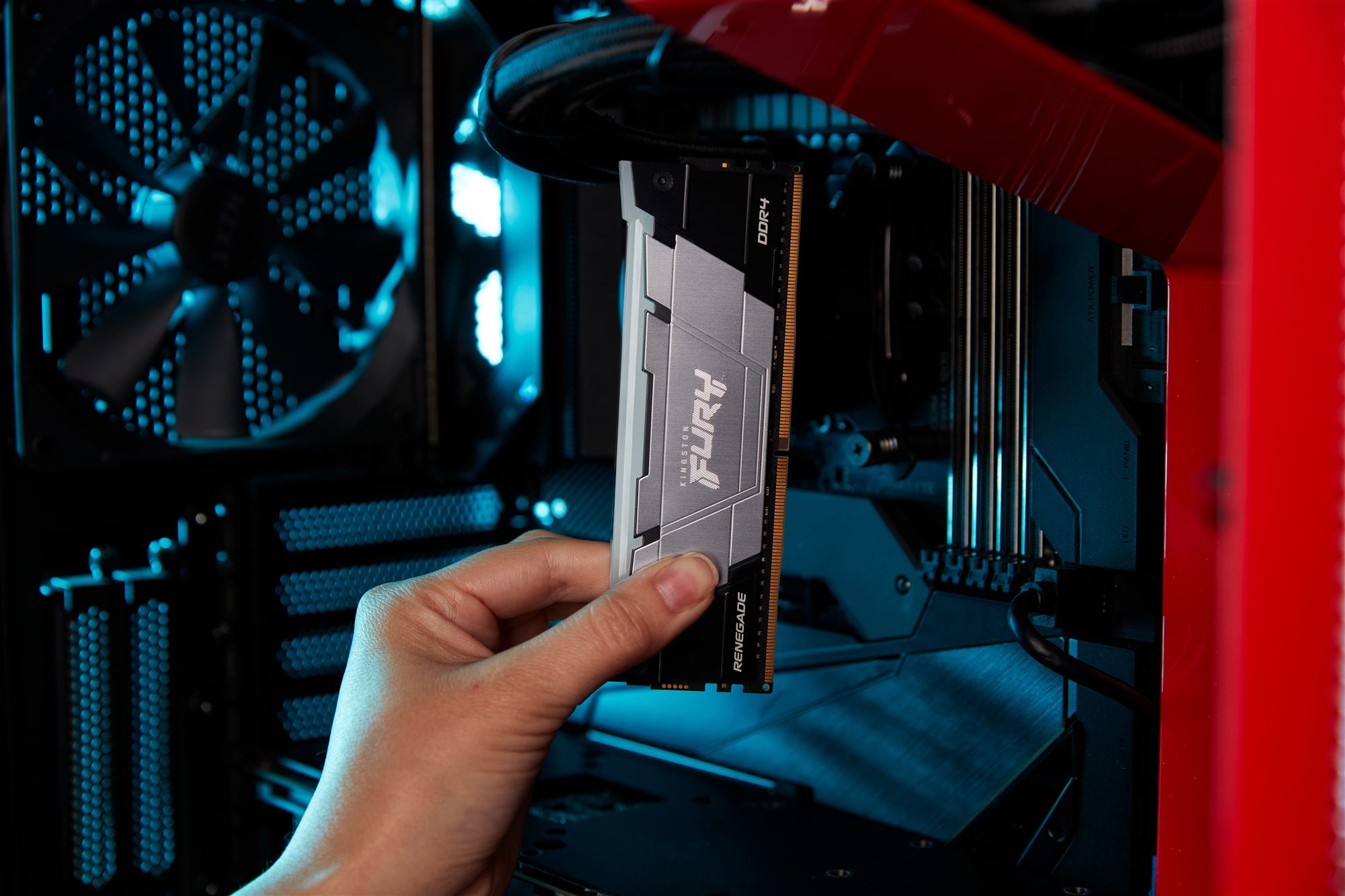 KINGSTON 8Go 4000MT/s DDR4 CL19 DIMM FURY Renegade RGB