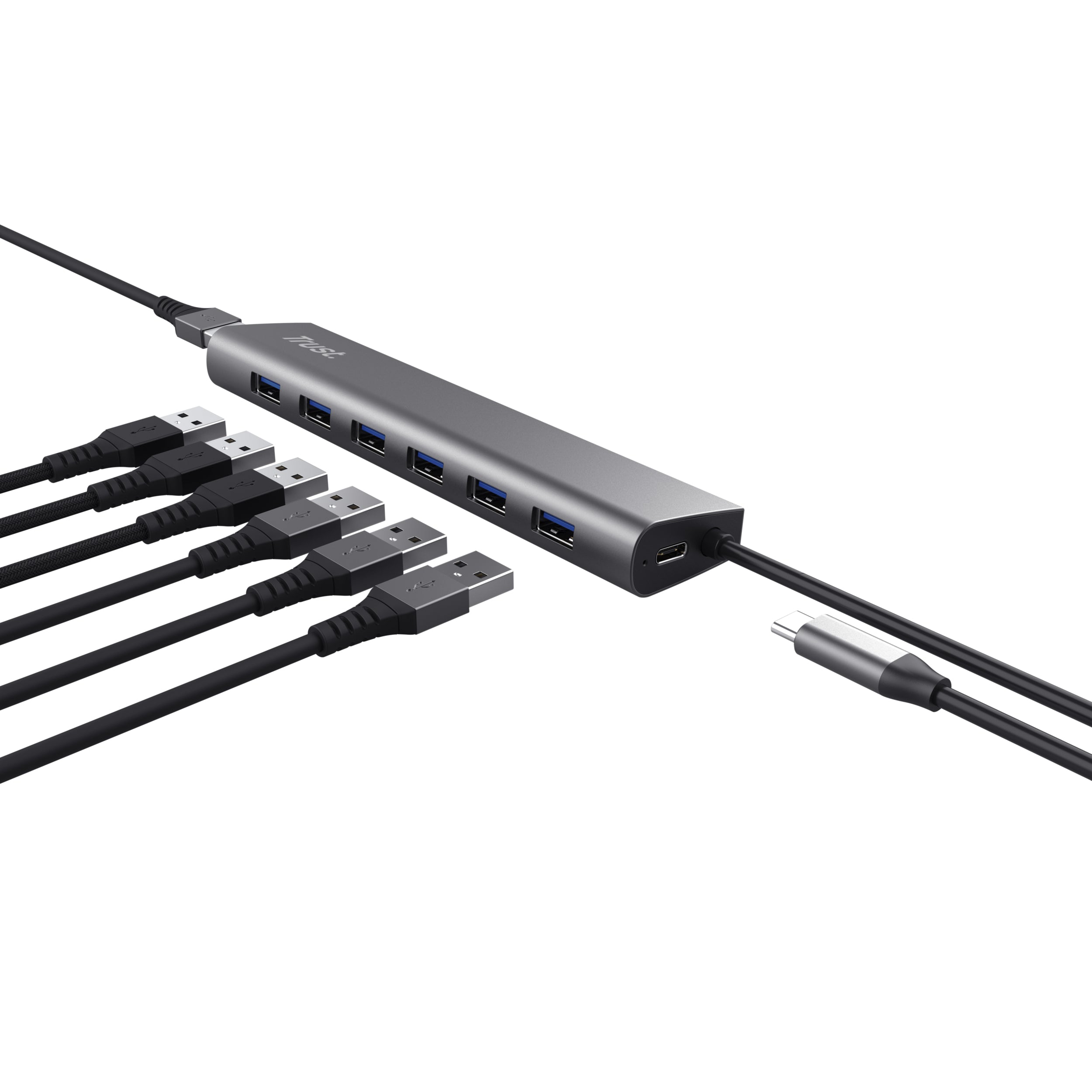 TRUST Hub USB-A HALYX 7 ports USB 3.2
