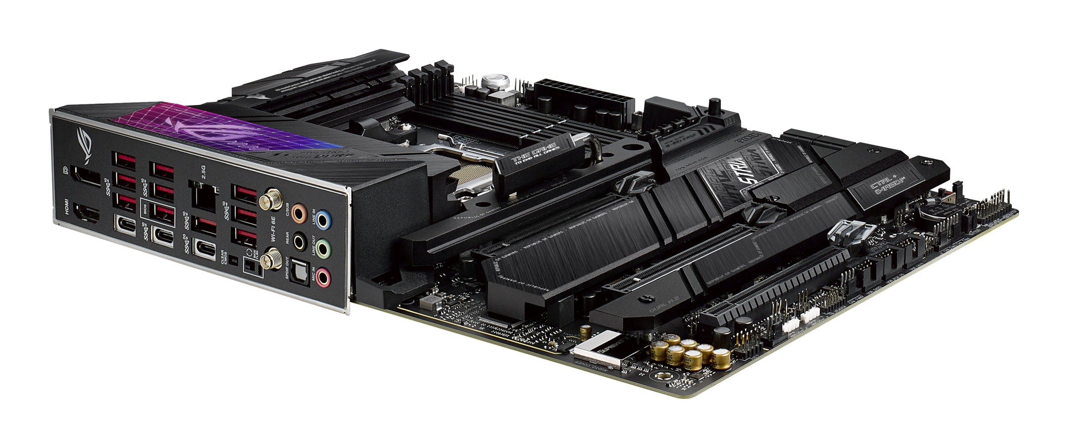 ASUS ROG STRIX X670E-E GAMING WIFI AM5 ATX MB 4xDIMM DDR5 4xM.2 6xSATA