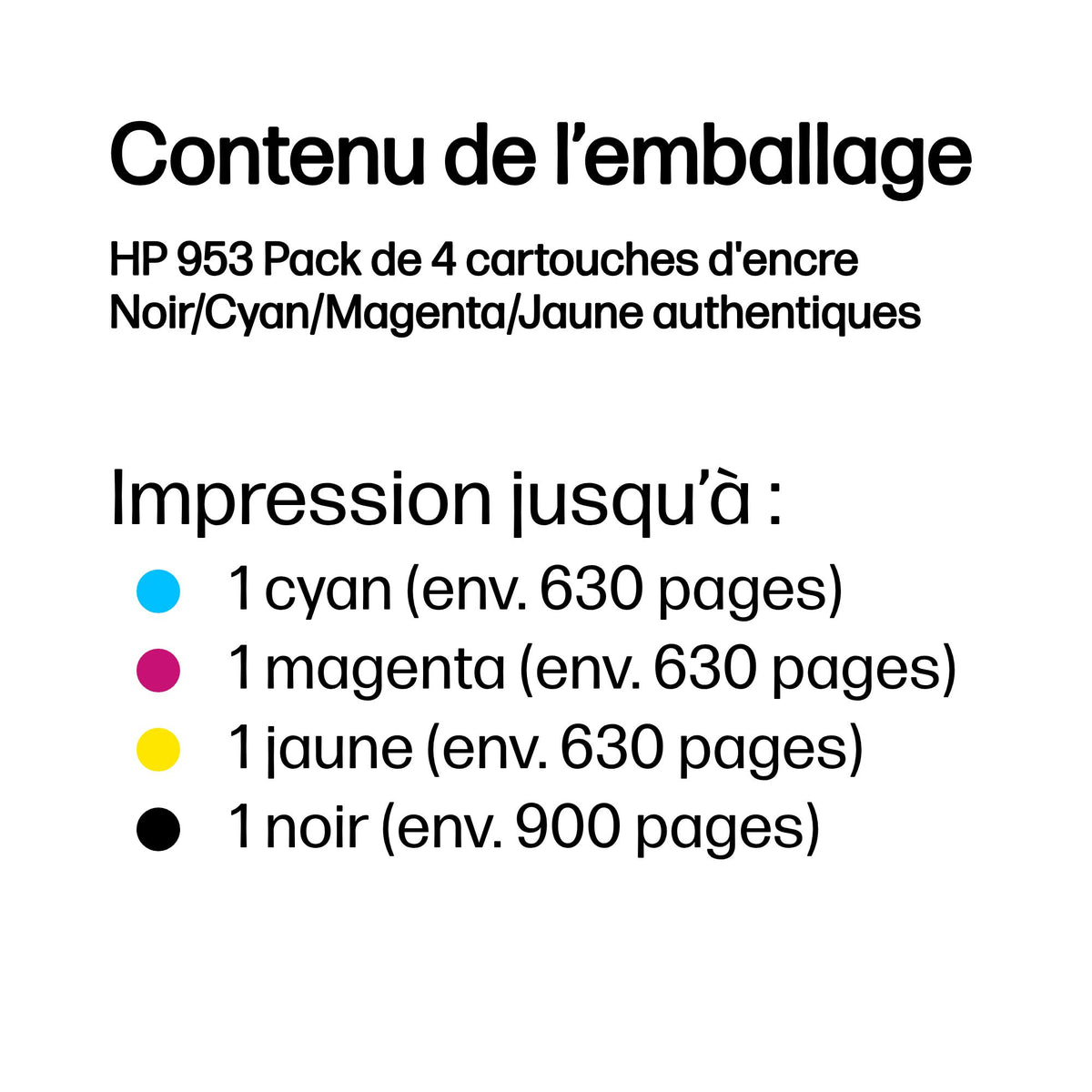HP 953 CMYK Original Ink Cartridge 4-Pack