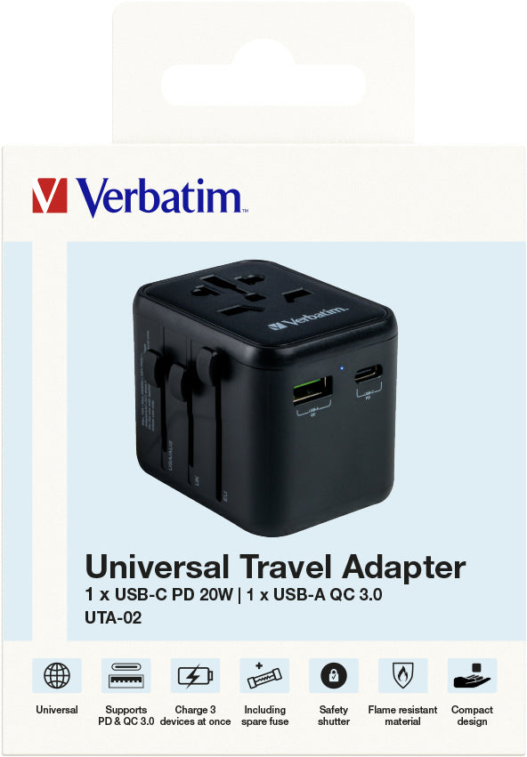 Verbatim Universal Travel Adapter UTA-02