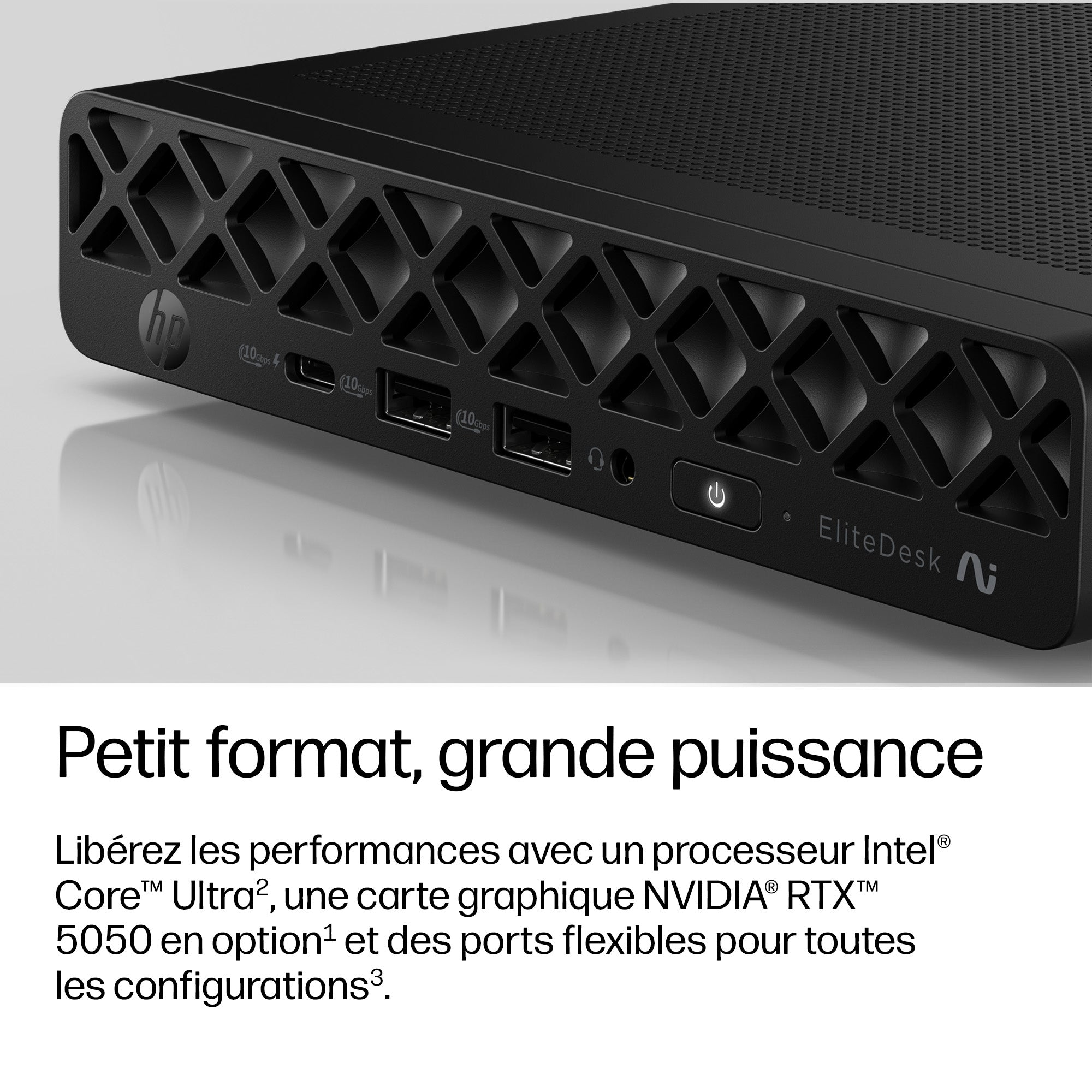 HP EliteDesk 8 Mini G2i AI Intel Core Ultra 5 322 32Go DDR5 1To SSD W11P NG STD 1-1-1 Wty be+BT