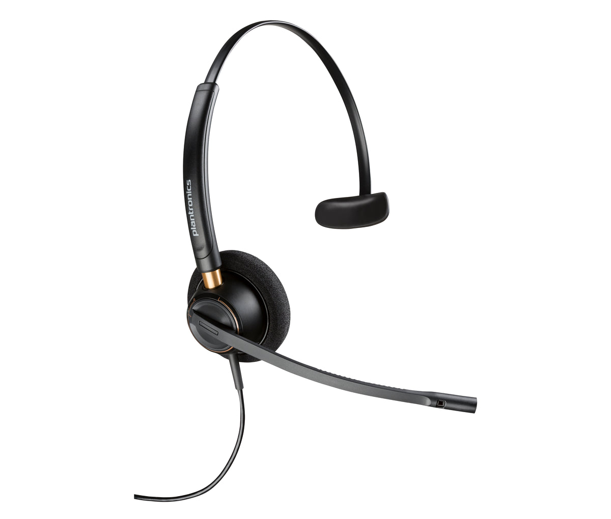 HP Poly EncorePro 510D with Quick Disconnect Monoaural Digital Headset TAA Avec fil Arceau Appels/Musique Noir