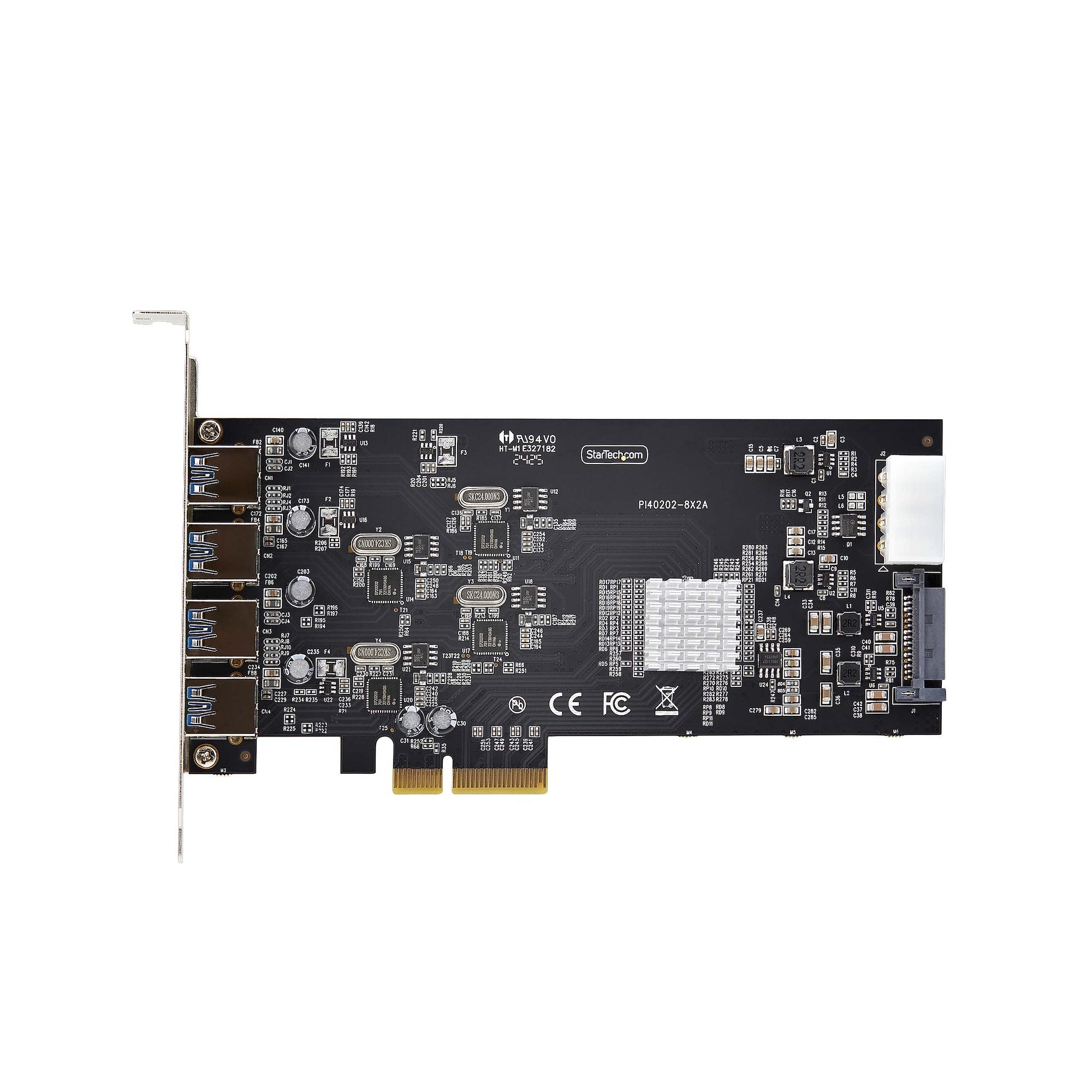 4-Port USB-A PCIe Card USB 3.2 5Gbps