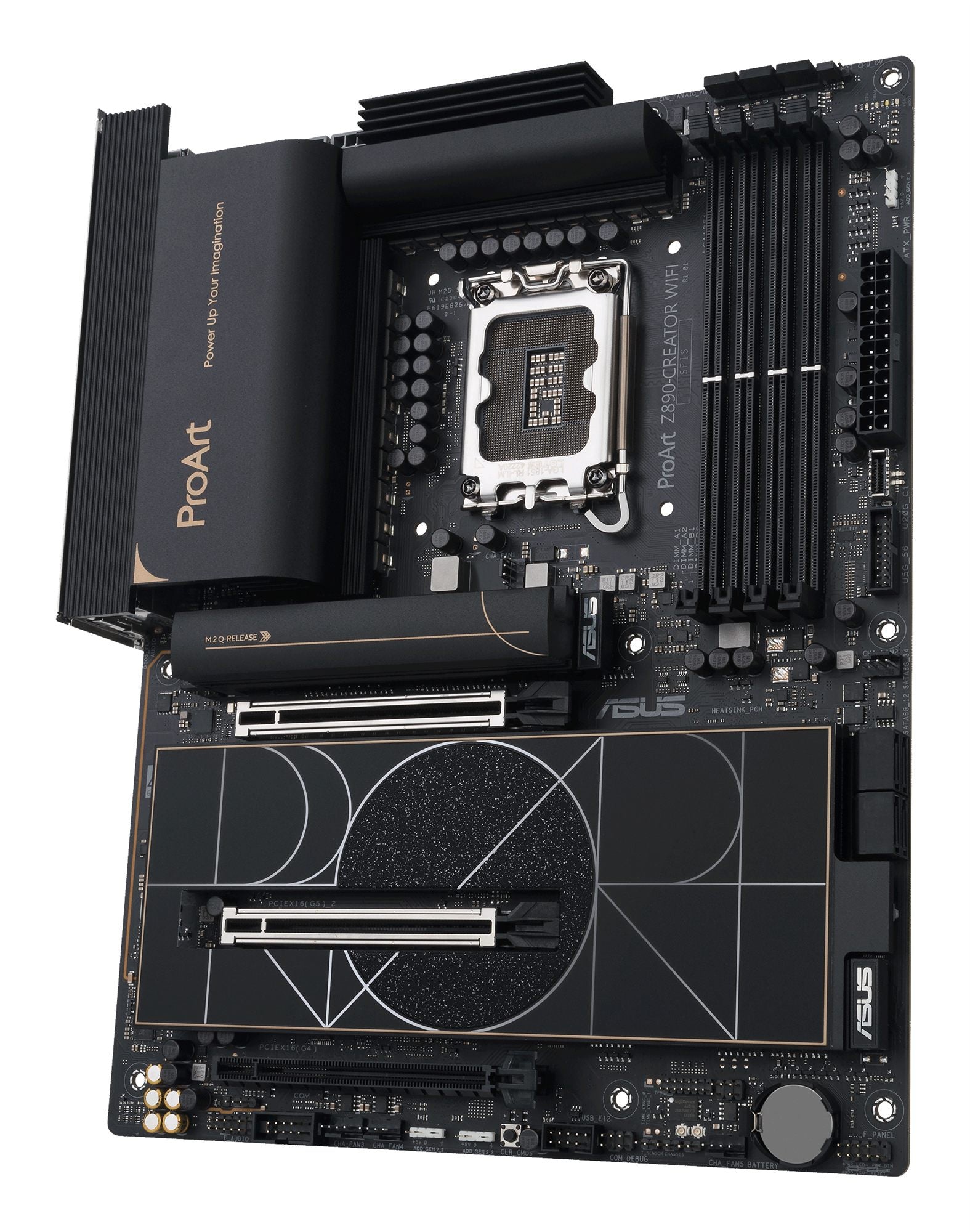 ASUS PROART Z890-CREATOR WIFI LGA1851 4xDDR5 ATX MB 4xSATA 1xHDMI 2.1 3xThunderbolt 5xM.2