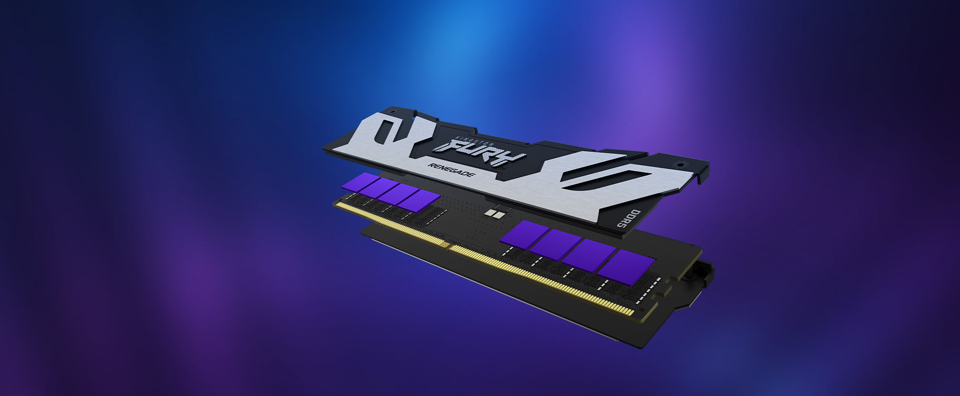 KINGSTON 24Go 8400MT/s DDR5 CL40 CUDIMM FURY Renegade Silver XMP
