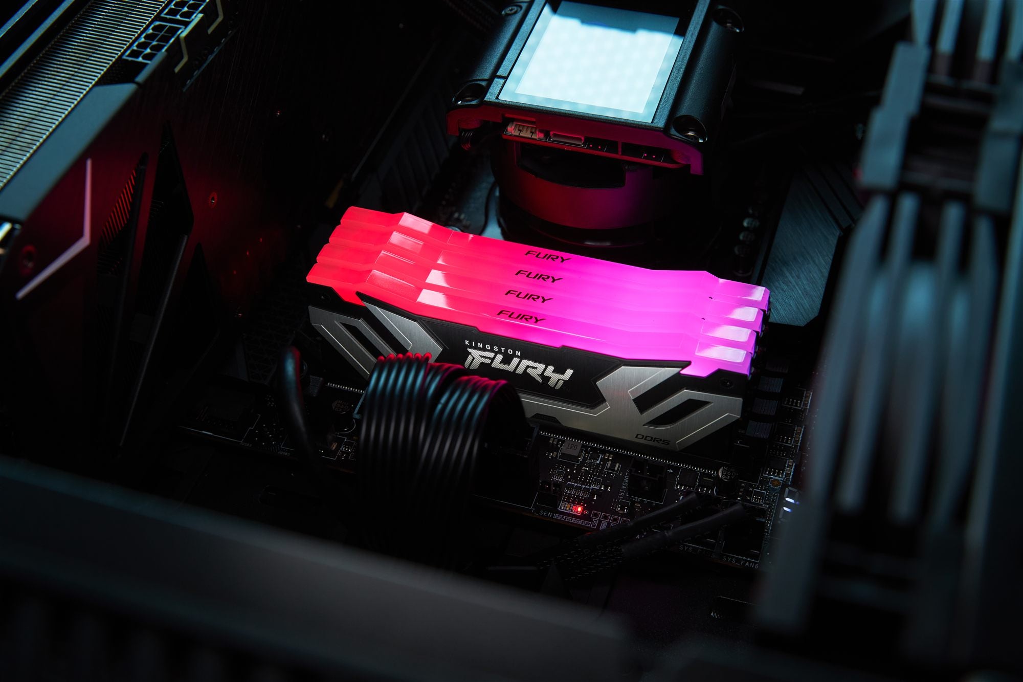 KINGSTON 48Go 8800MT/s DDR5 CL42 CUDIMM Kit of 2 FURY Renegade RGB Silver