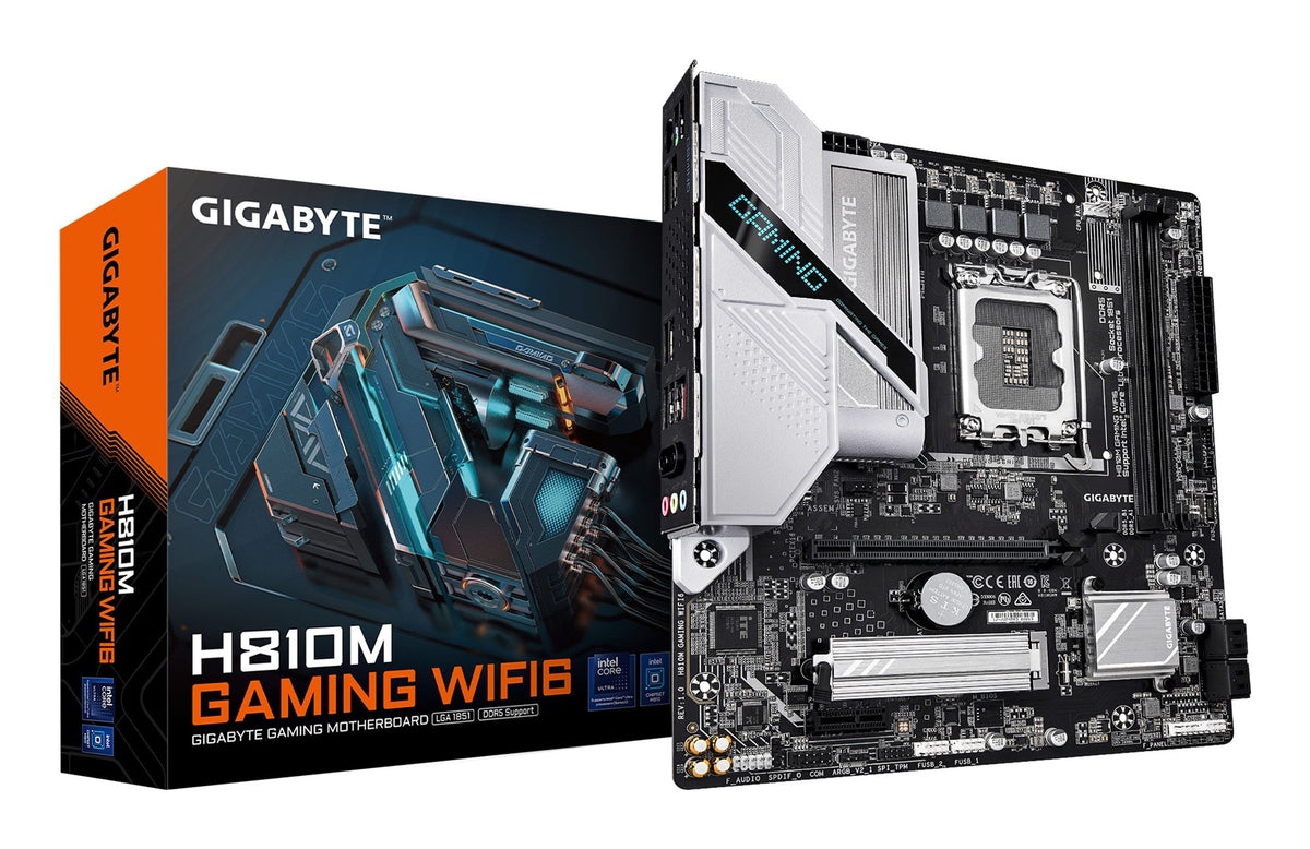 GIGABYTE H810M GAMING WIFI6 carte mere Intel H810 LGA 1851 (Socket V1) micro ATX