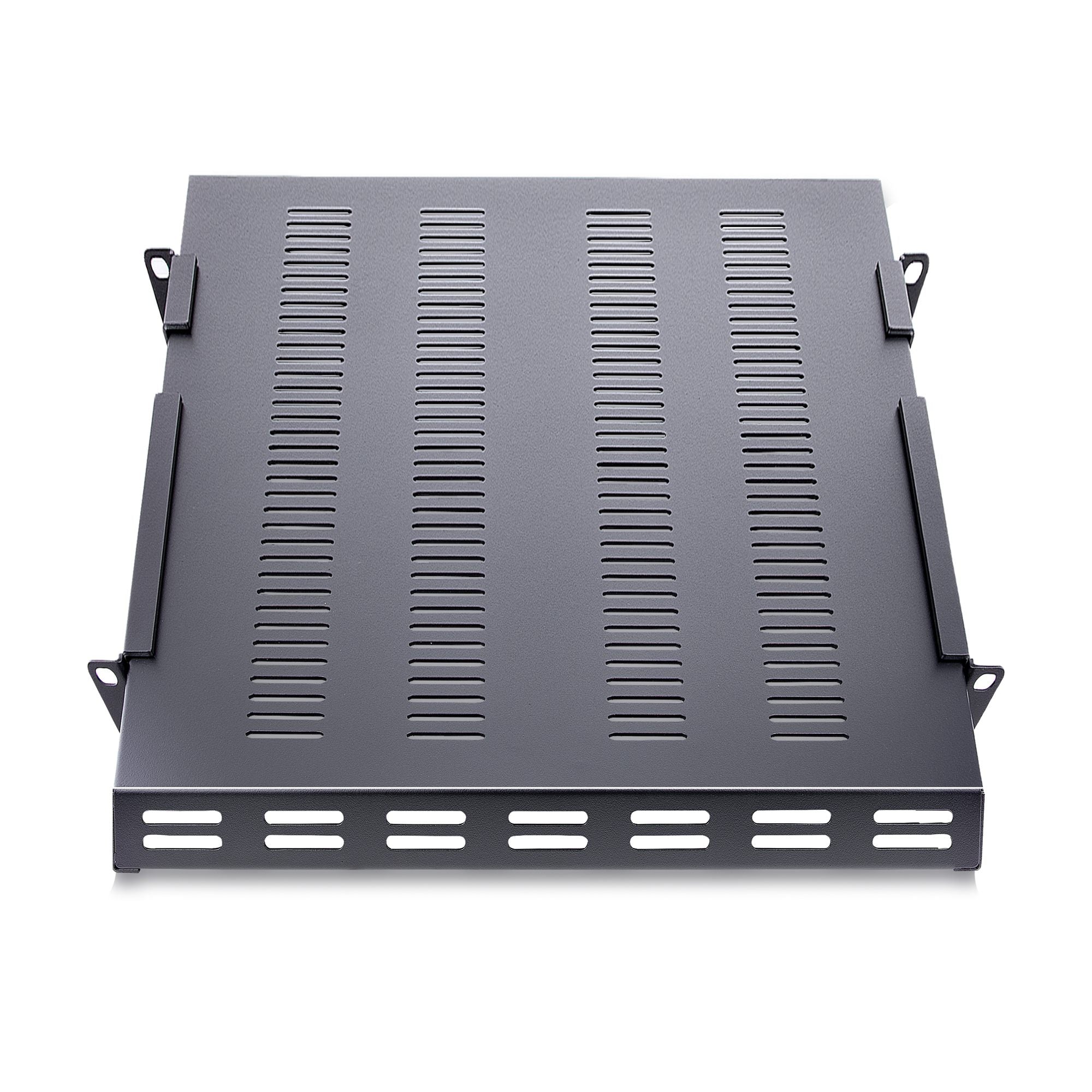 1U Adjustable Vented Rack Mount Shelf