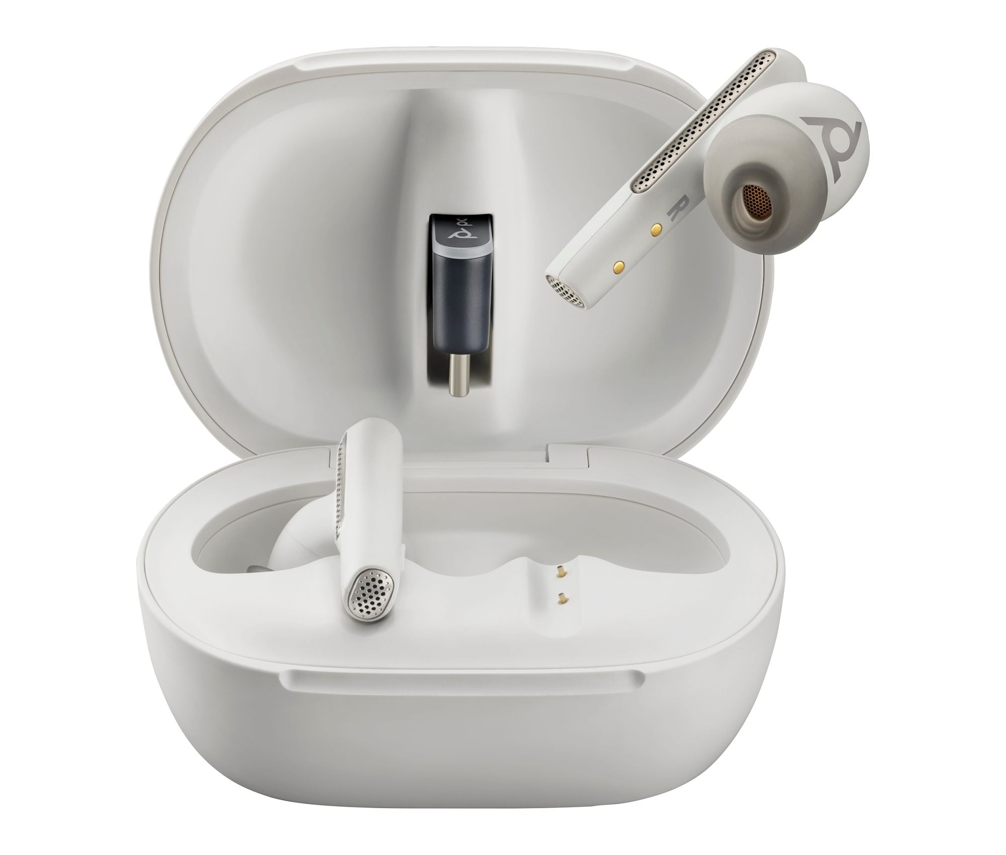 POLY Voyager Free 60+ UC écouteur+boite tactile Blanc USB-C