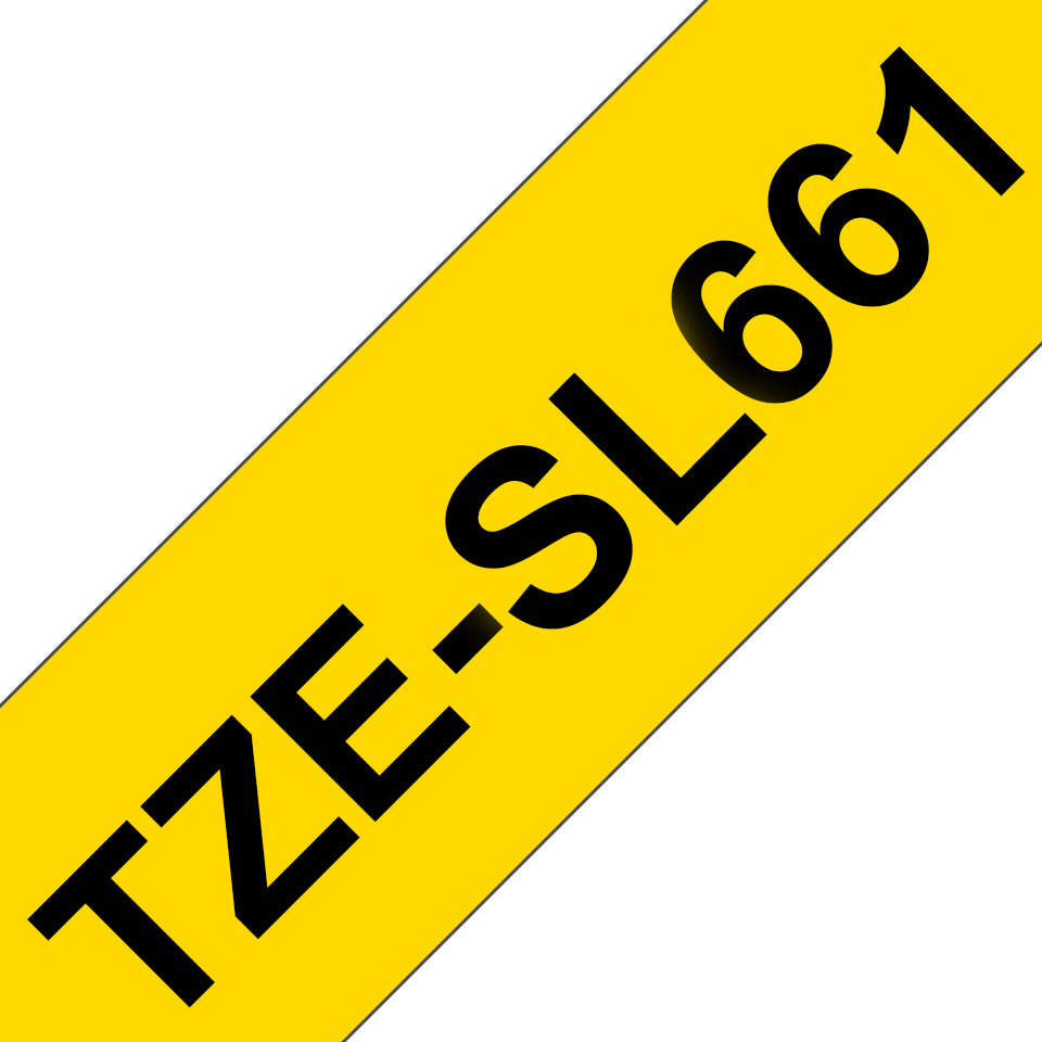 BROTHER TZeSL661 tape Black on Yellow 36mm